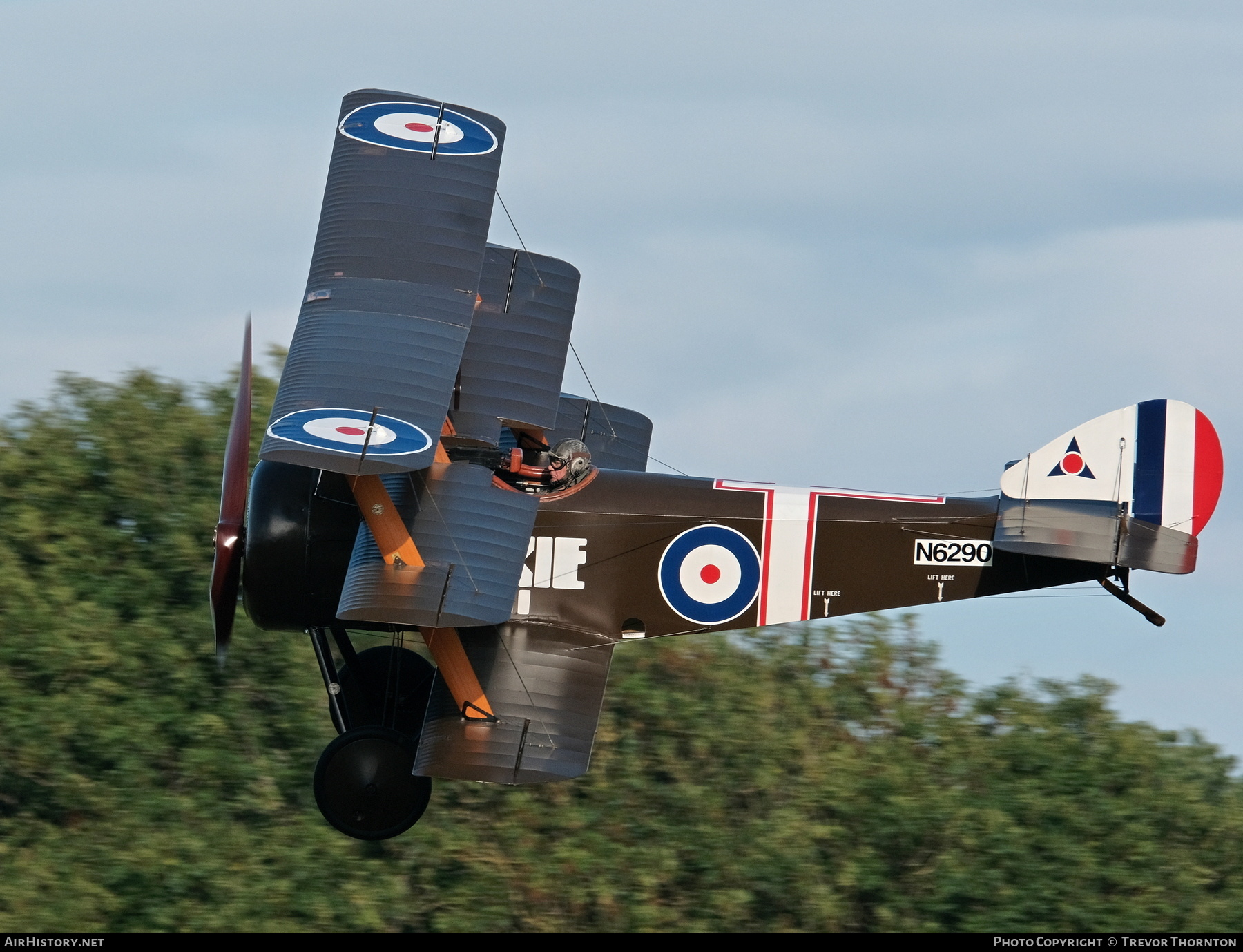 Aircraft Photo of G-BOCK / N6290 | Sopwith Triplane (replica) | UK - Air Force | AirHistory.net #264885