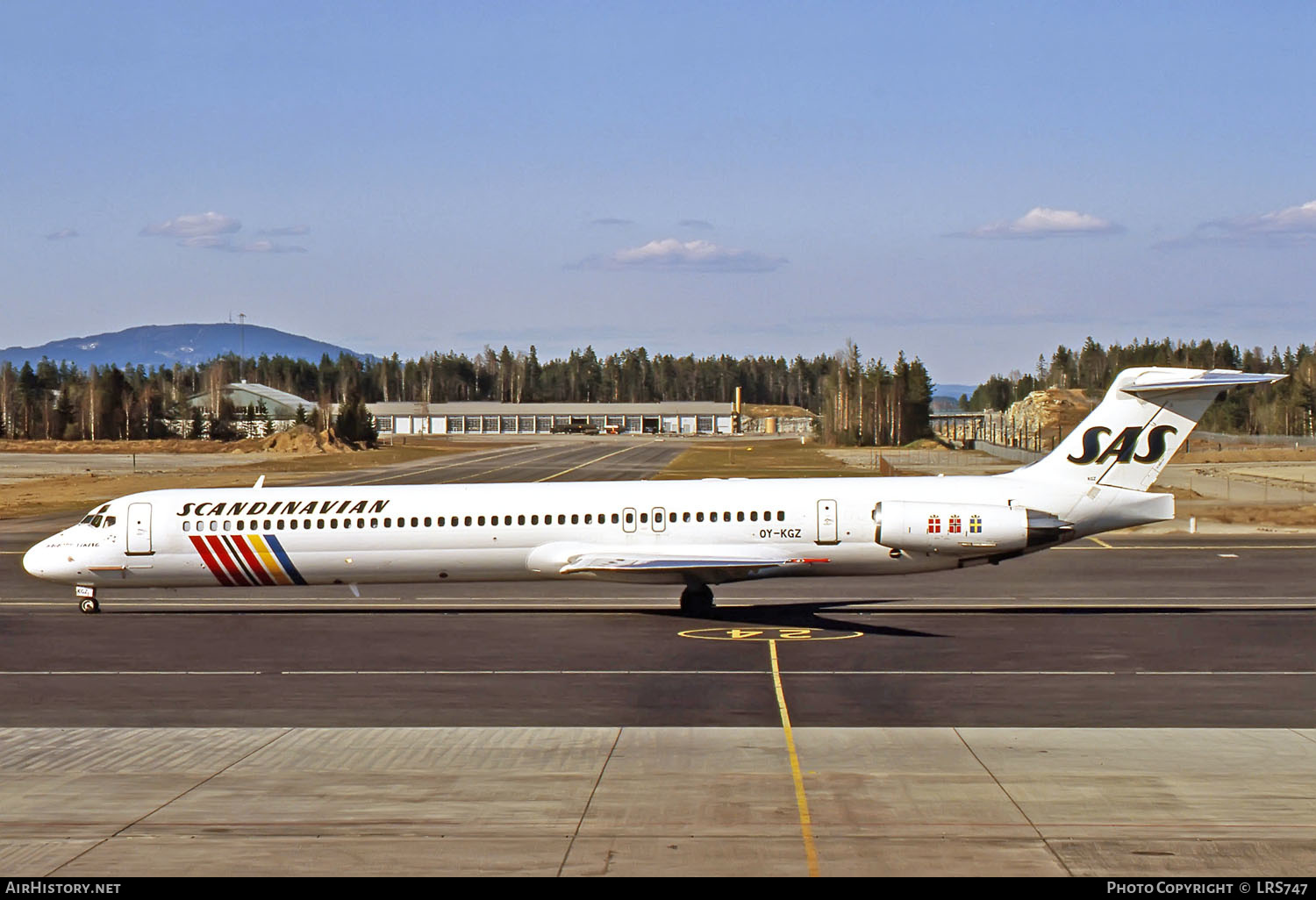Aircraft Photo of OY-KGZ | McDonnell Douglas MD-81 (DC-9-81) | Scandinavian Airlines - SAS | AirHistory.net #264889