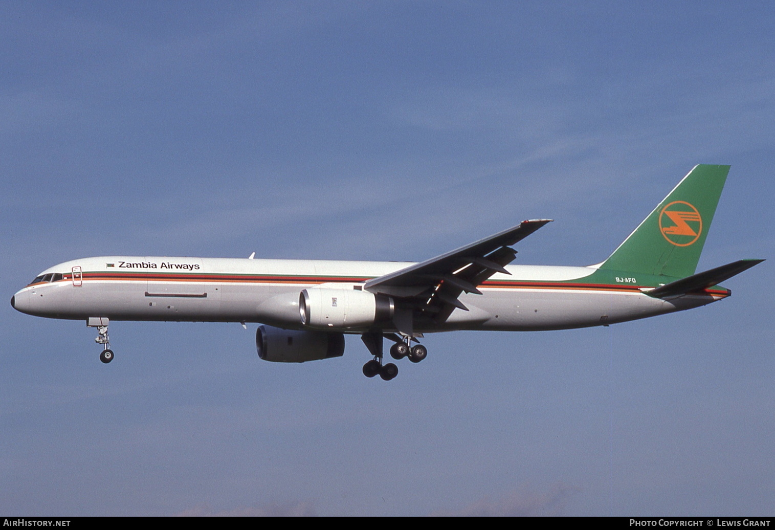 Aircraft Photo of 9J-AFO | Boeing 757-23APF | Zambia Airways | AirHistory.net #264893