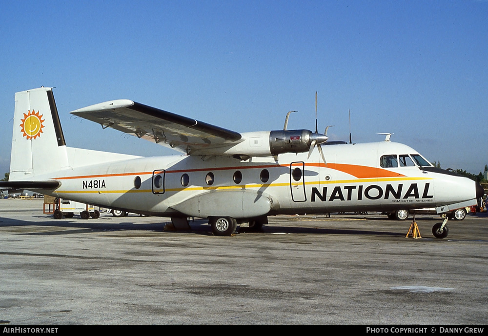 Aircraft Photo of N481A | Nord 262A-21 | National Commuter Airlines | AirHistory.net #264916