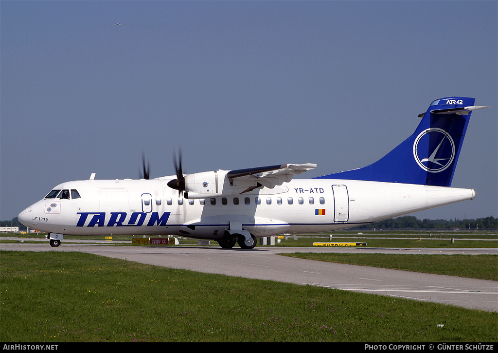 Aircraft Photo of YR-ATD | ATR ATR-42-500 | TAROM - Transporturile Aeriene Române | AirHistory.net #264922