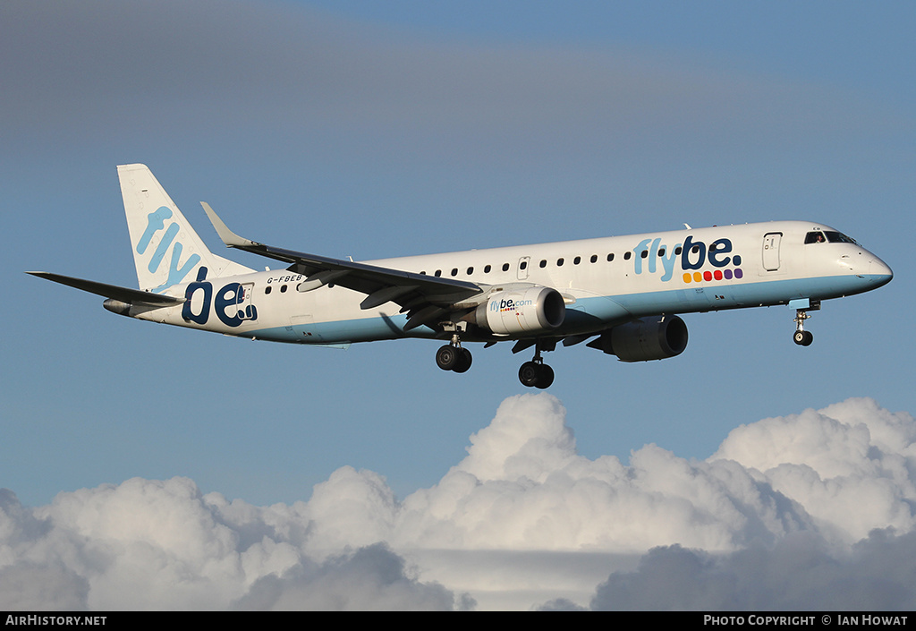 Aircraft Photo of G-FBEB | Embraer 195LR (ERJ-190-200LR) | Flybe | AirHistory.net #264925
