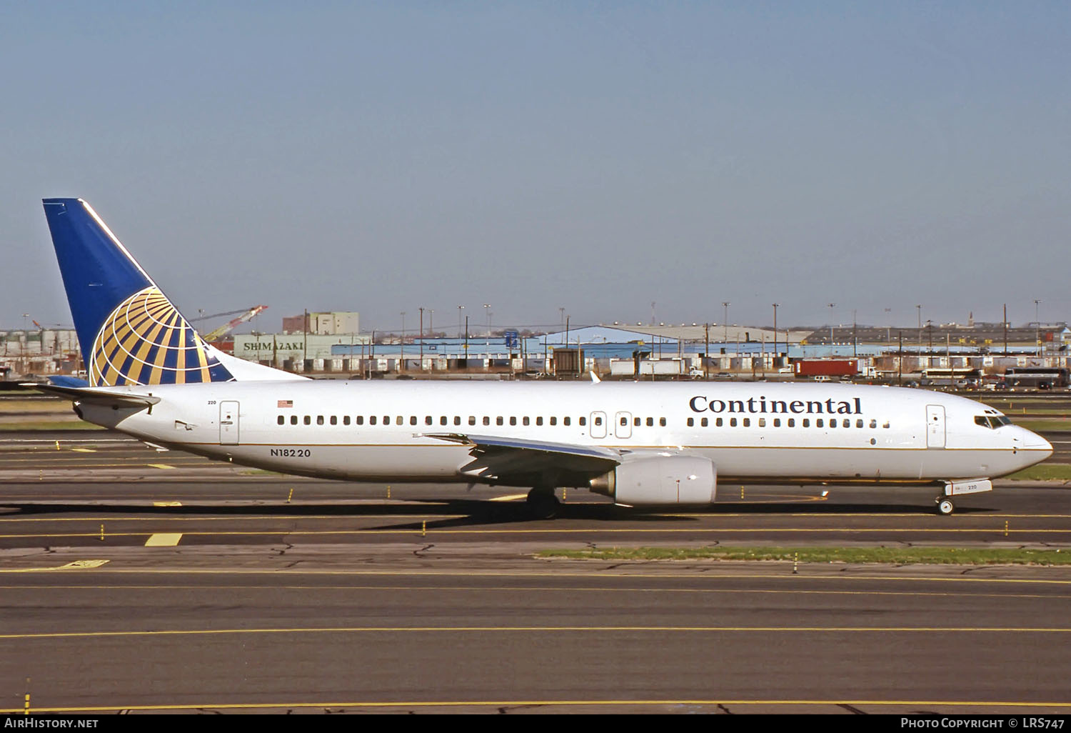Aircraft Photo of N18220 | Boeing 737-824 | Continental Airlines | AirHistory.net #264933