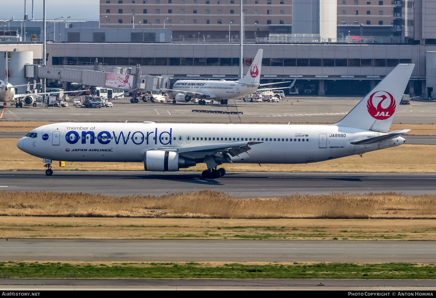 Aircraft Photo of JA8980 | Boeing 767-346 | Japan Airlines - JAL | AirHistory.net #264974