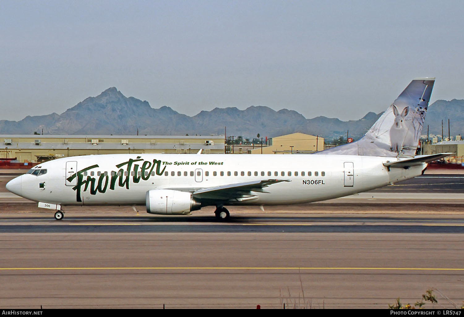 Aircraft Photo of N306FL | Boeing 737-36N | Frontier Airlines | AirHistory.net #264993