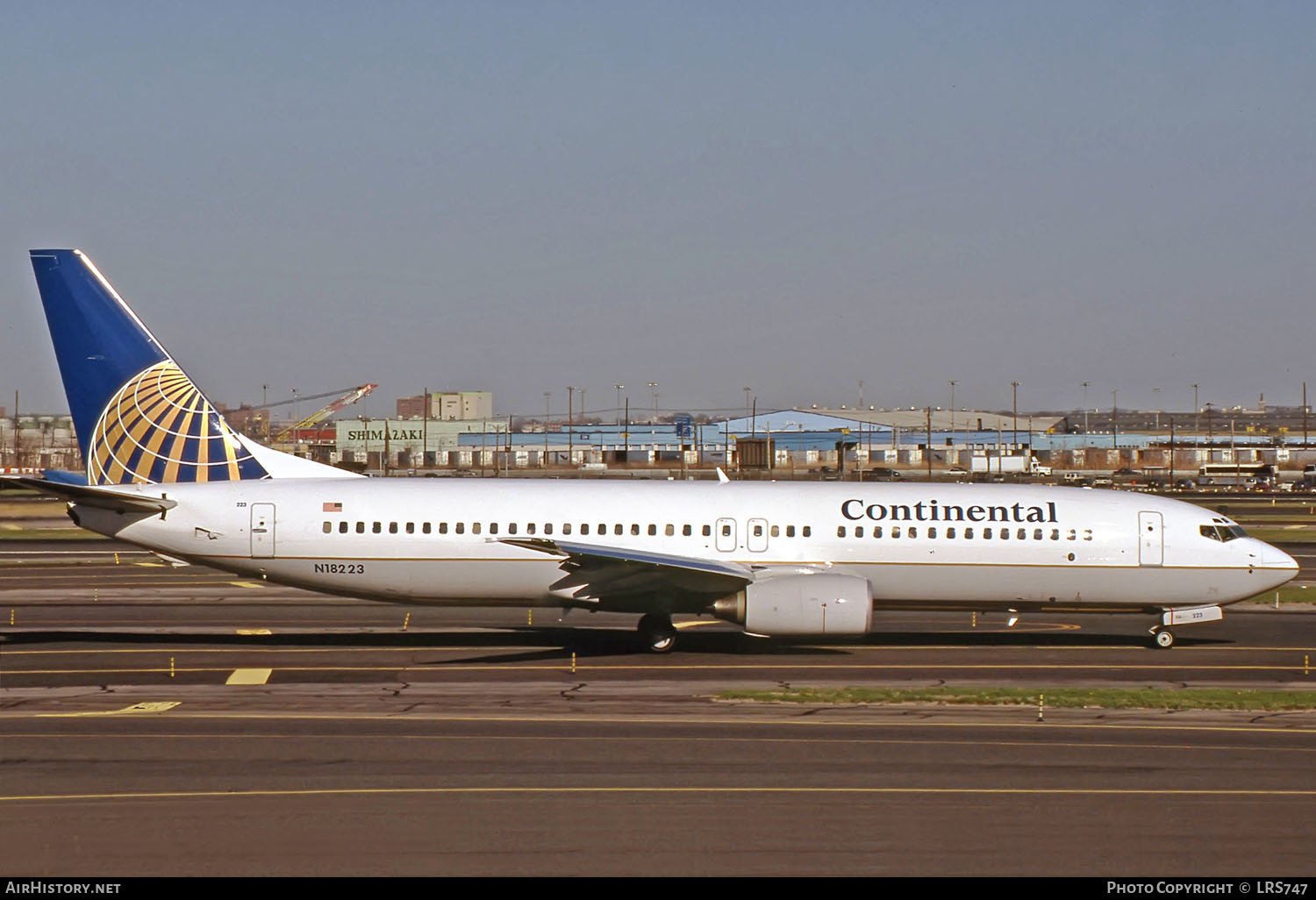 Aircraft Photo of N18223 | Boeing 737-824 | Continental Airlines | AirHistory.net #265015