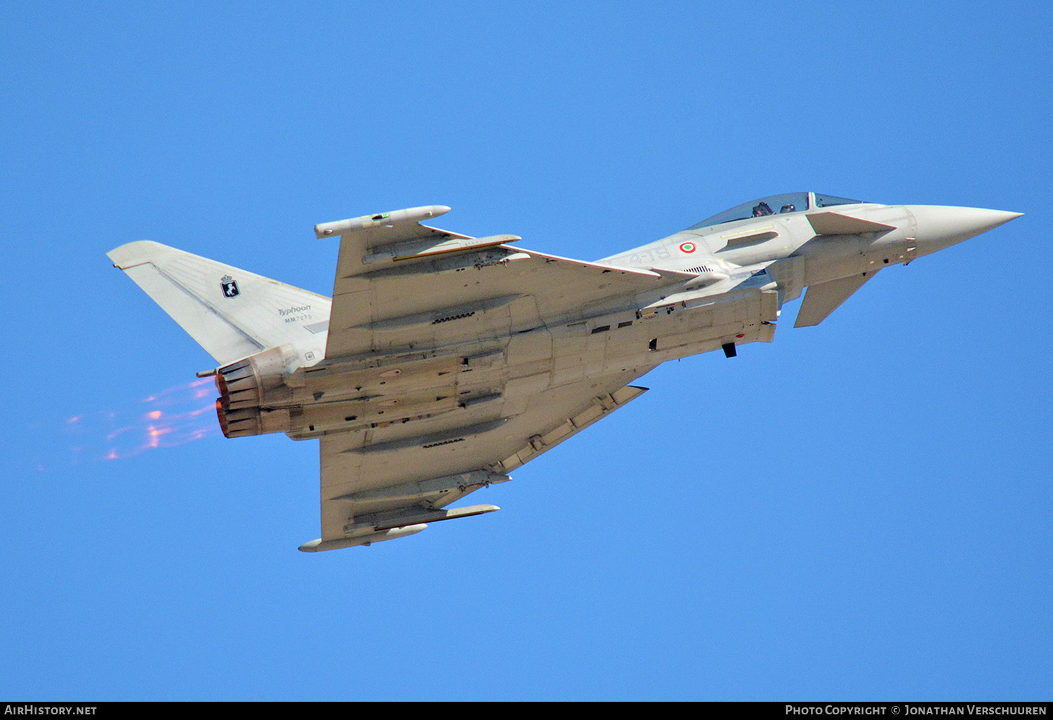 Aircraft Photo of MM7275 | Eurofighter F-2000A Typhoon | Italy - Air Force | AirHistory.net #265027