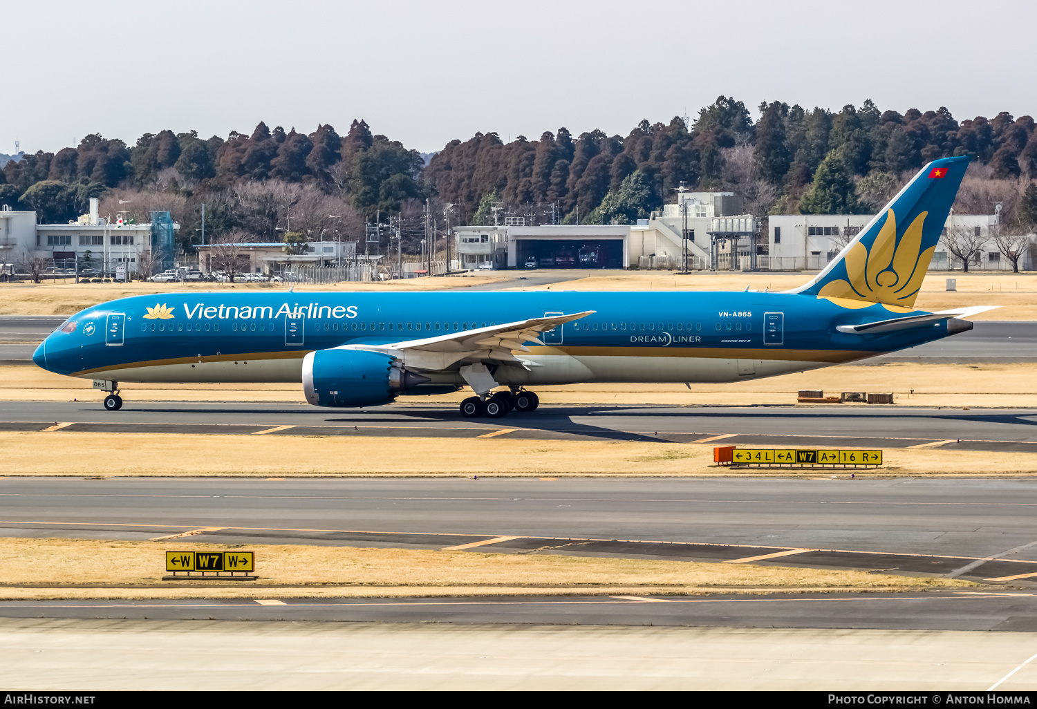 Aircraft Photo of VN-A865 | Boeing 787-9 Dreamliner | Vietnam Airlines | AirHistory.net #265042