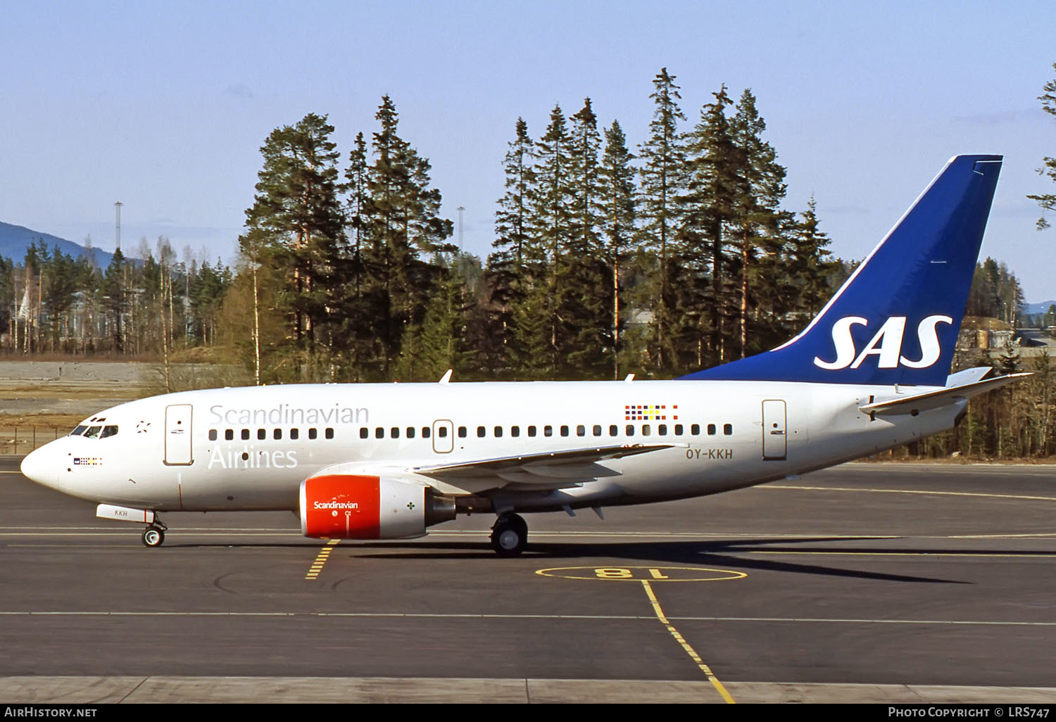 Aircraft Photo of OY-KKH | Boeing 737-683 | Scandinavian Airlines - SAS | AirHistory.net #265053