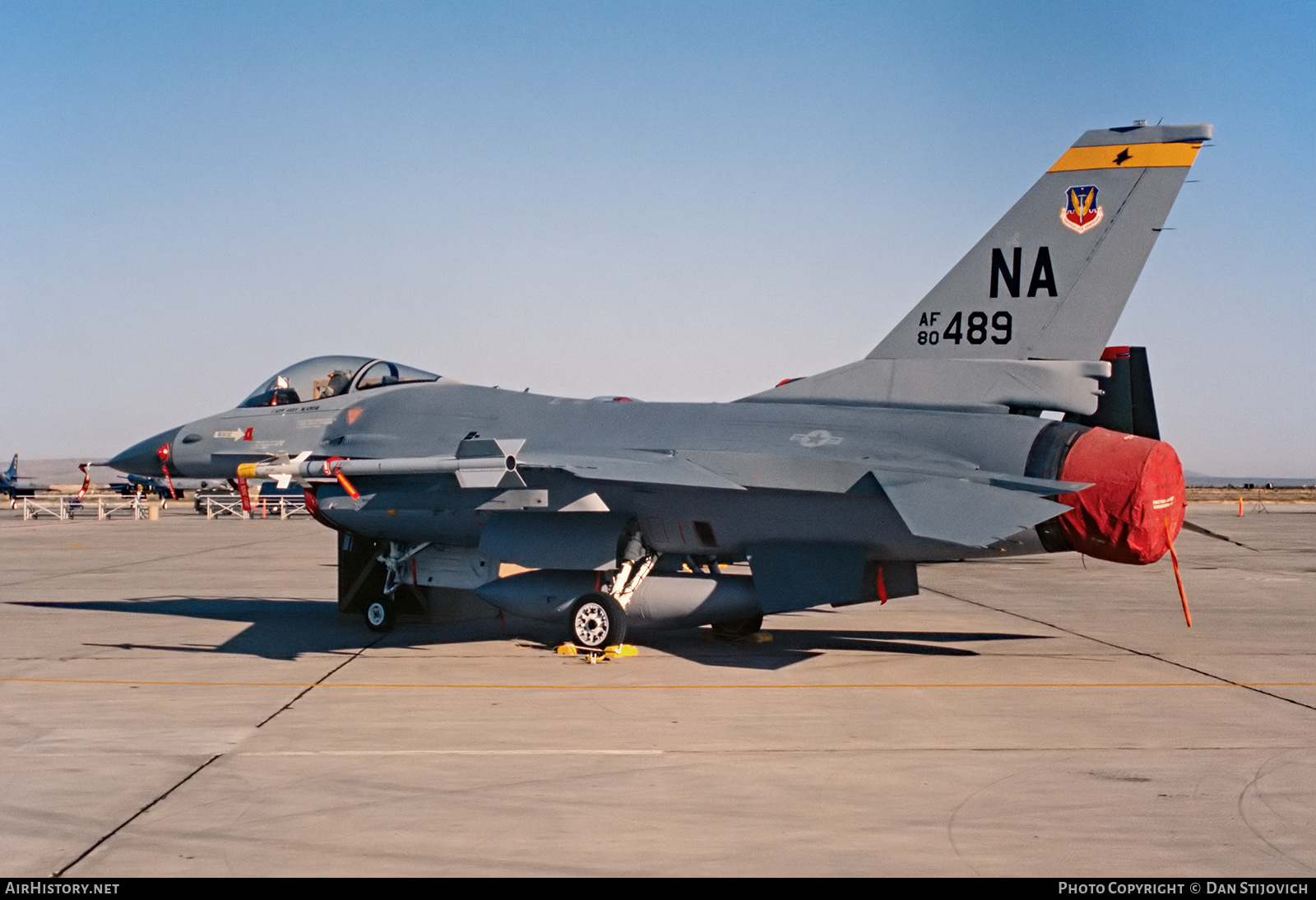 Aircraft Photo of 80-0489 / AF80-489 | General Dynamics F-16A Fighting Falcon | USA - Air Force | AirHistory.net #265068
