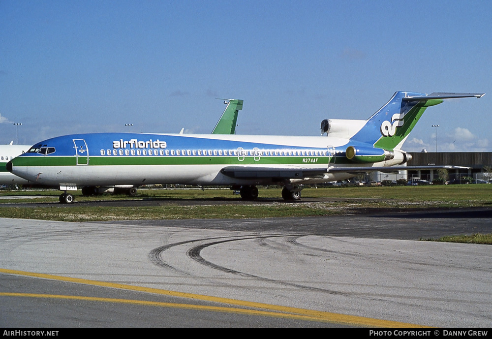 Aircraft Photo of N274AF | Boeing 727-227/Adv | Air Florida | AirHistory.net #265118