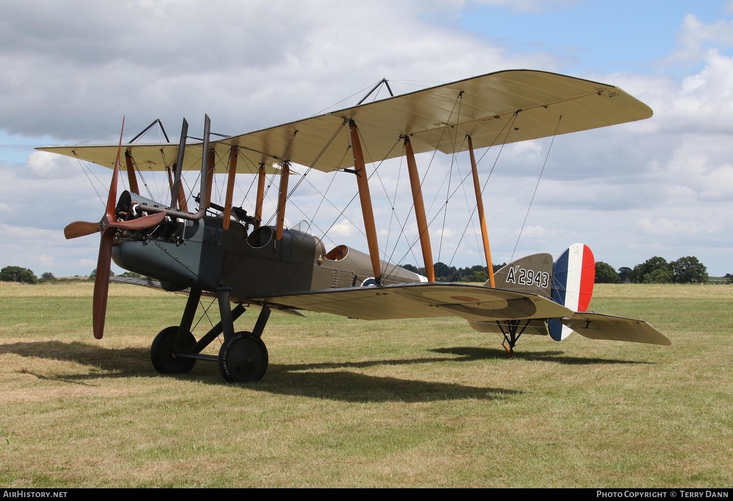 Aircraft Photo of G-CJZO / A2943 | Royal Aircraft Factory BE-2e (replica) | UK - Air Force | AirHistory.net #265135