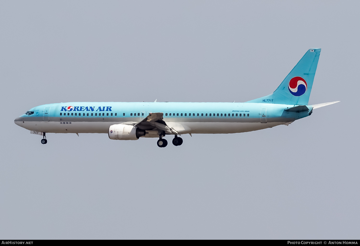 Aircraft Photo of HL7719 | Boeing 737-9B5 | Korean Air | AirHistory.net #265150