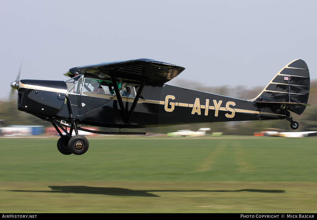 Aircraft Photo of G-AIYS | De Havilland D.H. 85 Leopard Moth | AirHistory.net #265186