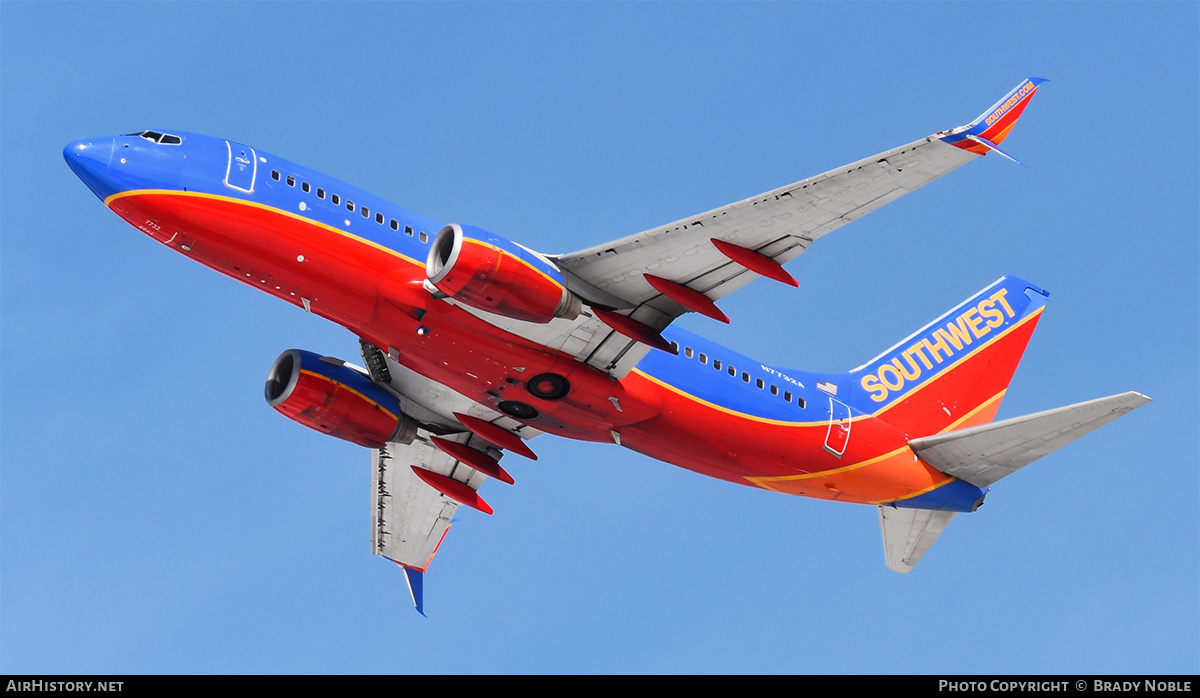 Aircraft Photo of N7732A | Boeing 737-7BD | Southwest Airlines | AirHistory.net #265211