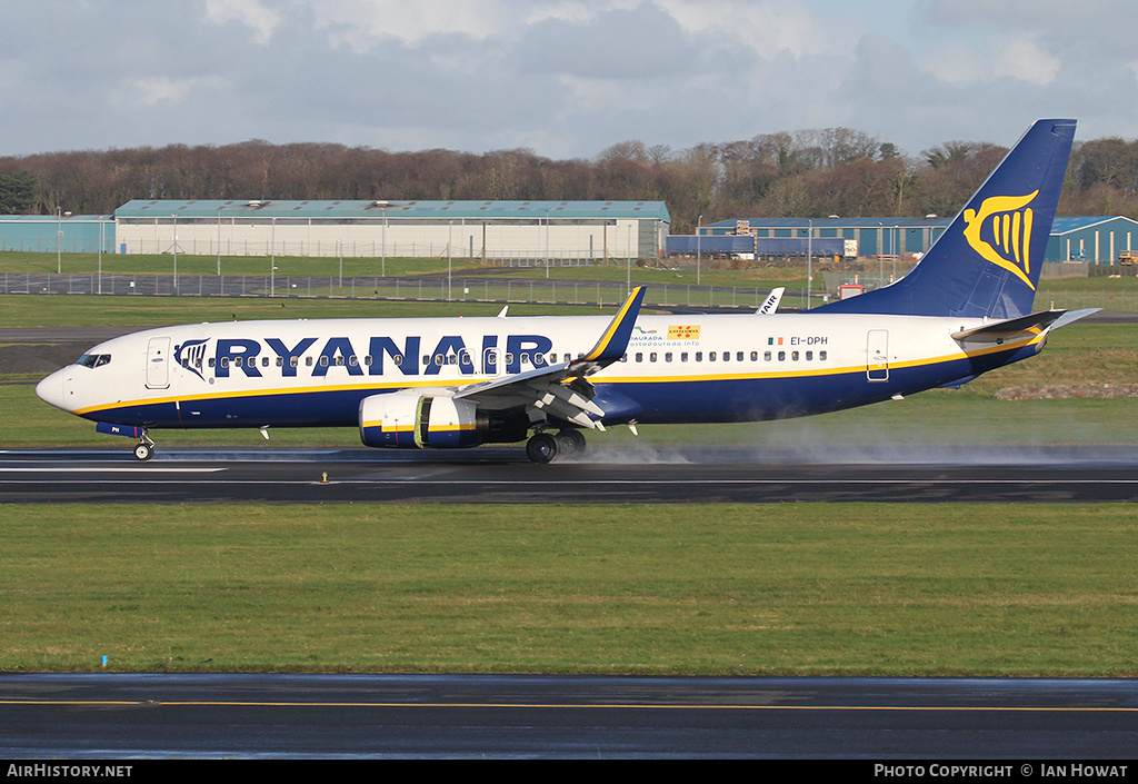 Aircraft Photo of EI-DPH | Boeing 737-8AS | Ryanair | AirHistory.net #265269
