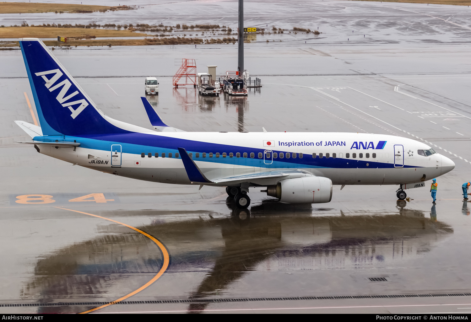Aircraft Photo of JA18AN | Boeing 737-781 | All Nippon Airways - ANA | AirHistory.net #265292