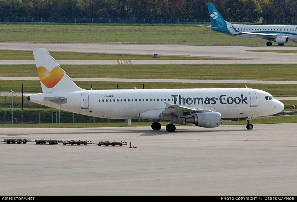Aircraft Photo of LY-VEF | Airbus A320-214 | Thomas Cook Airlines | AirHistory.net #265300