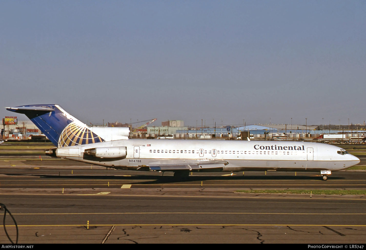 Aircraft Photo of N14788 | Boeing 727-232/Adv | Continental Airlines | AirHistory.net #265303