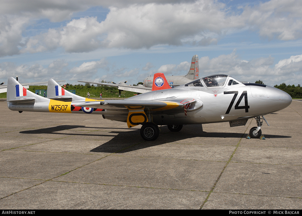 Aircraft Photo of G-VTII / WZ507 | De Havilland D.H. 115 Vampire T11 | Vampire Preservation Group | UK - Air Force | AirHistory.net #265321