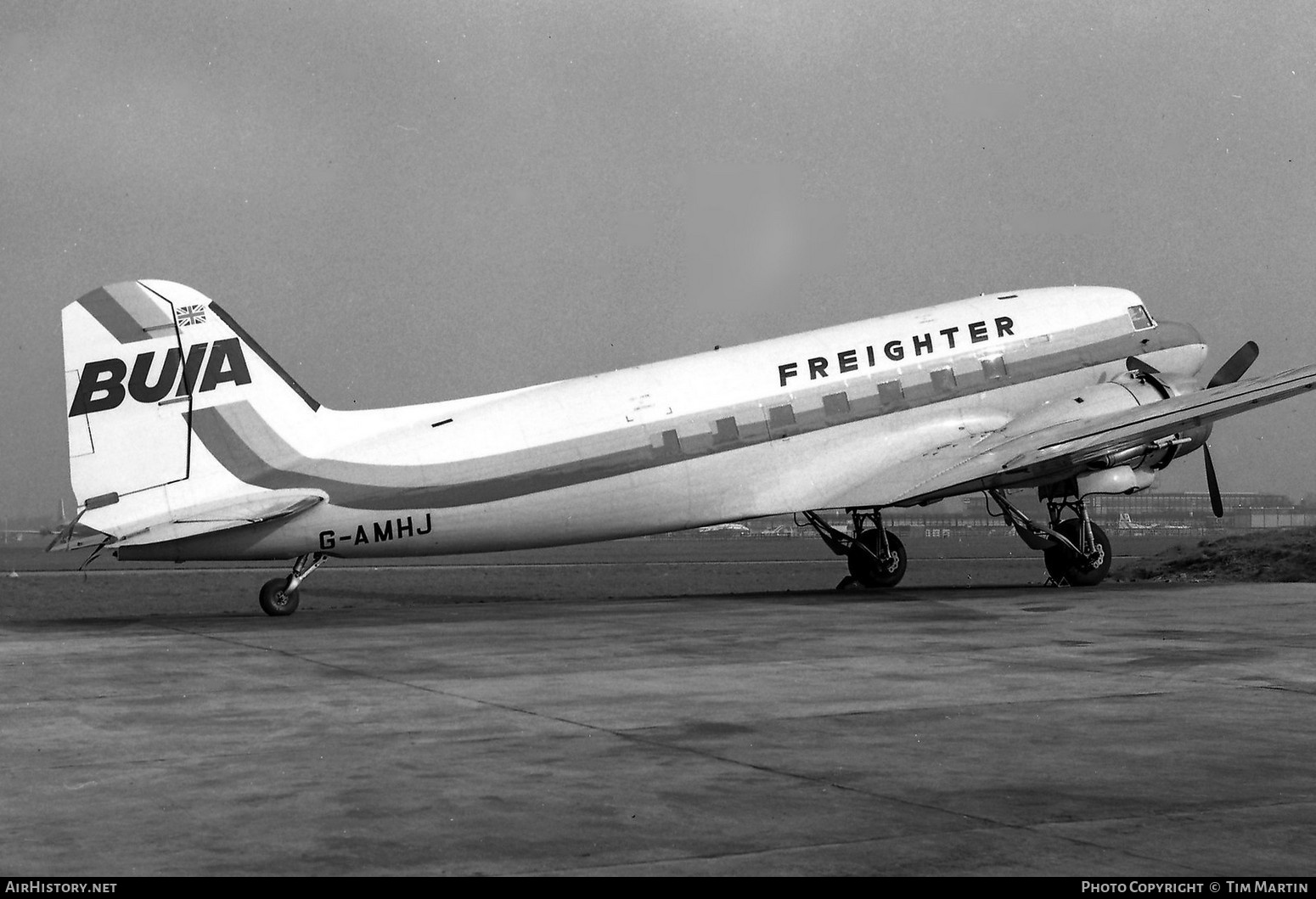 Aircraft Photo of G-AMHJ | Douglas C-47A Skytrain | British United Island Airways - BUIA | AirHistory.net #265328