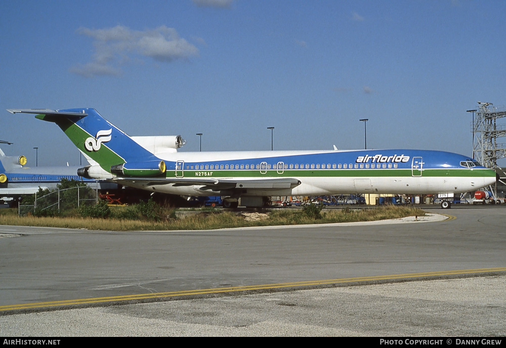 Aircraft Photo of N275AF | Boeing 727-227/Adv | Air Florida | AirHistory.net #265329