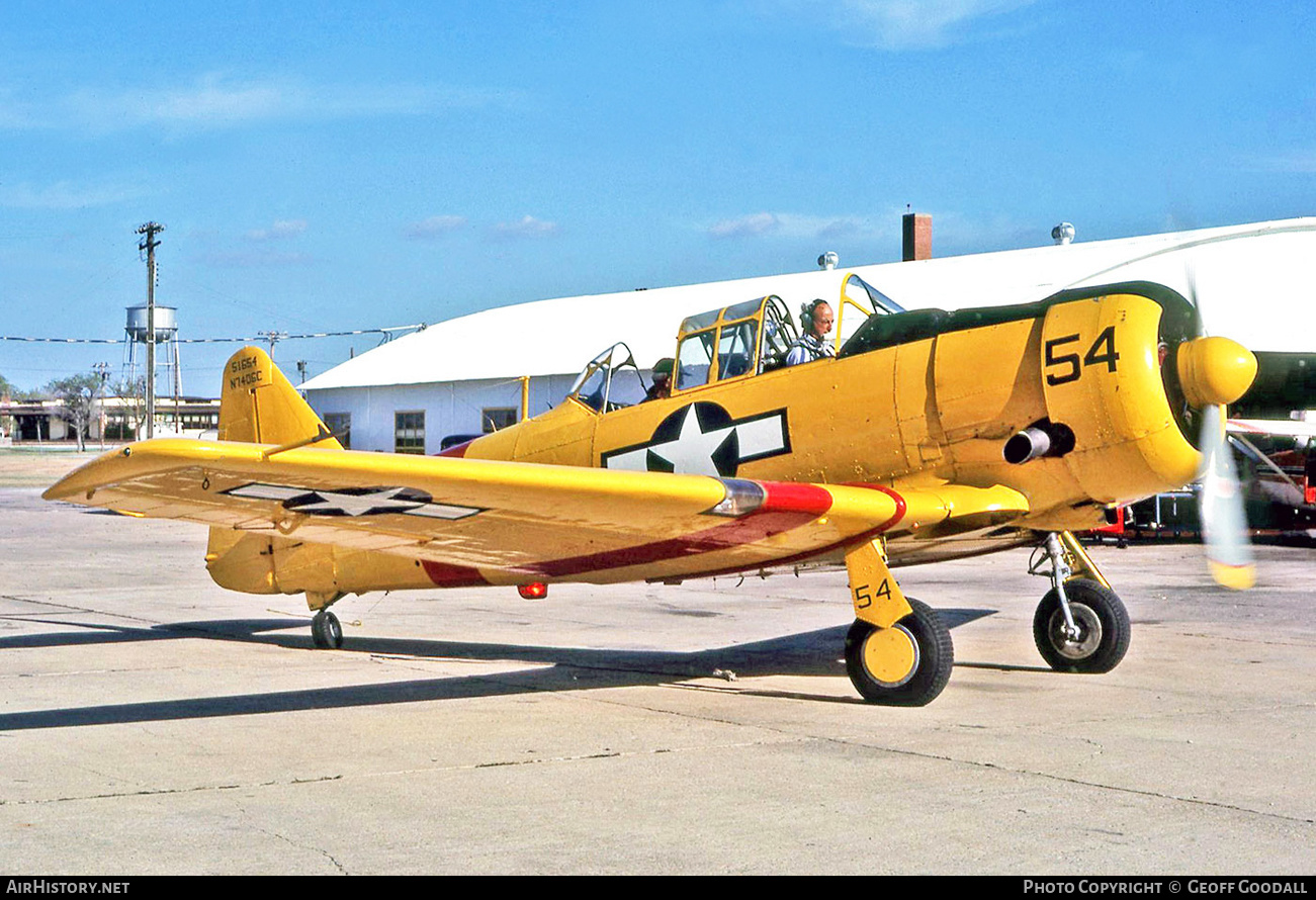 Aircraft Photo of N7406C / 51654 | North American SNJ-4 Texan | USA - Navy | AirHistory.net #265371