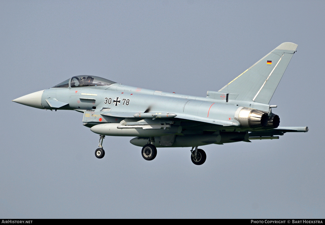 Aircraft Photo of 3078 | Eurofighter EF-2000 Typhoon S | Germany - Air Force | AirHistory.net #265389