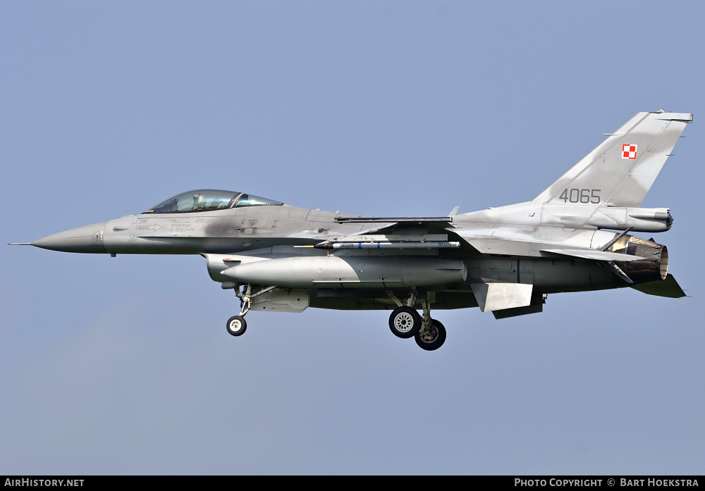 Aircraft Photo of 4065 | General Dynamics F-16C Fighting Falcon | Poland - Air Force | AirHistory.net #265400