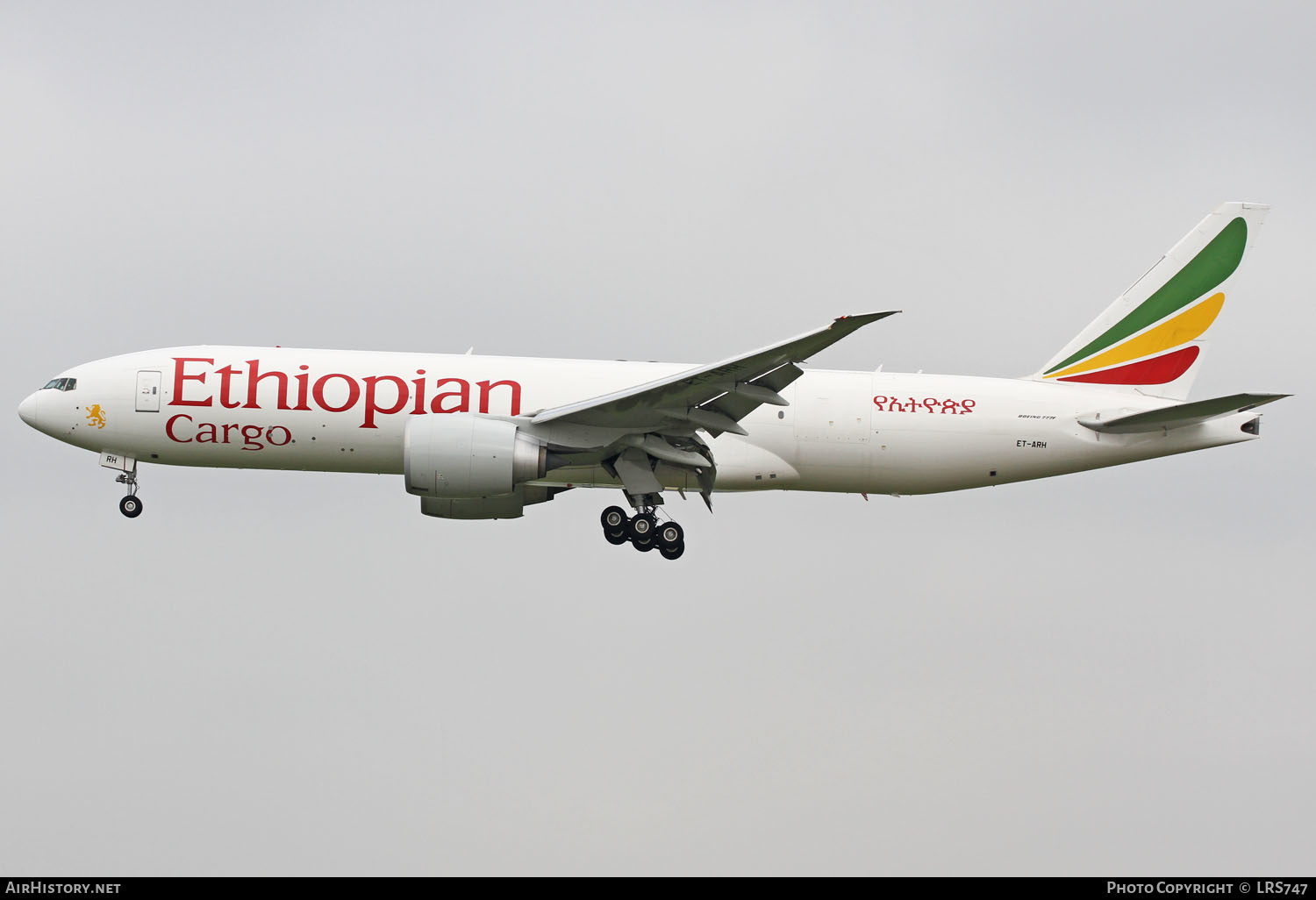 Aircraft Photo of ET-ARH | Boeing 777-F60 | Ethiopian Airlines Cargo | AirHistory.net #265414