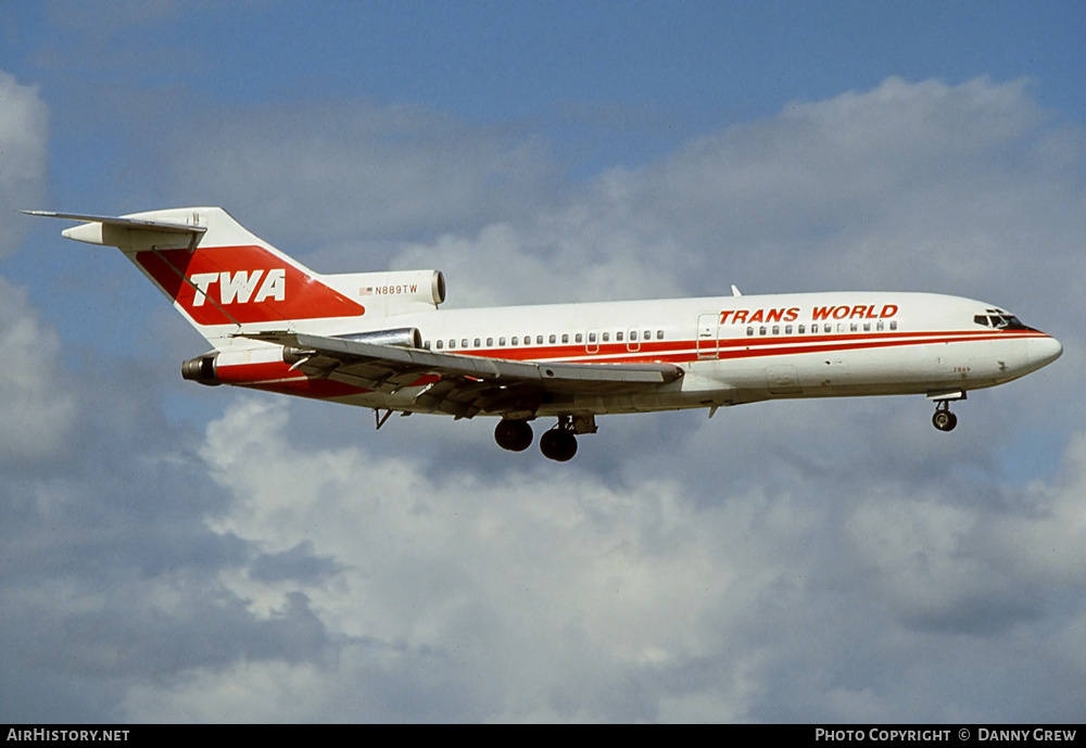 Aircraft Photo of N889TW | Boeing 727-31 | Trans World Airlines - TWA | AirHistory.net #265423