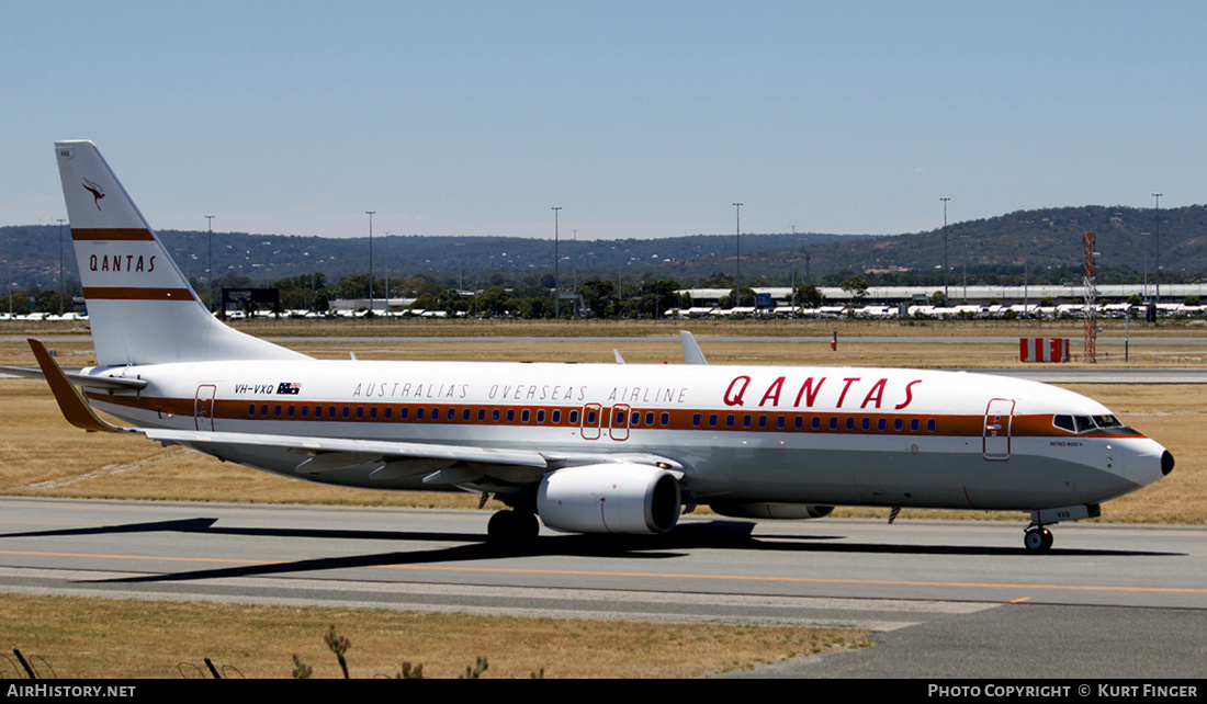 Aircraft Photo of VH-VXQ | Boeing 737-838 | Qantas | AirHistory.net #265431