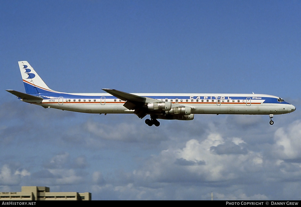 Aircraft Photo of N8762 | McDonnell Douglas DC-8-61 | Capitol Airways | AirHistory.net #265454