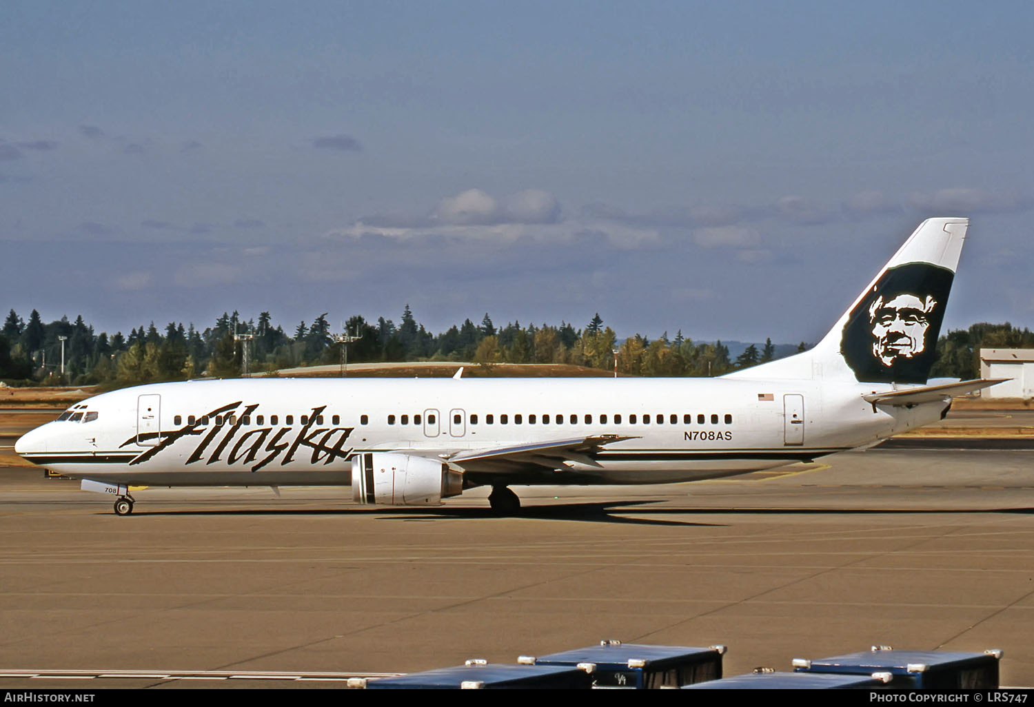 Aircraft Photo of N708AS | Boeing 737-490 | Alaska Airlines | AirHistory.net #265462