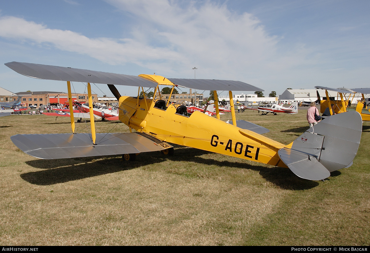 Aircraft Photo of G-AOEI | De Havilland D.H. 82A Tiger Moth II | AirHistory.net #265490