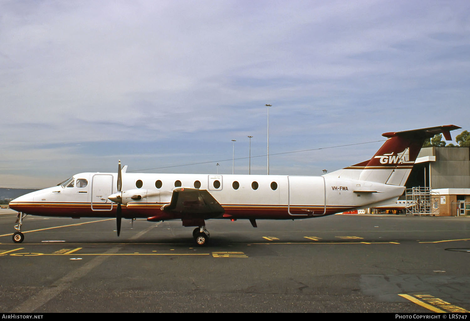 Aircraft Photo of VH-FWA | Beech 1900C | Great Western Aviation - GWA | AirHistory.net #265506