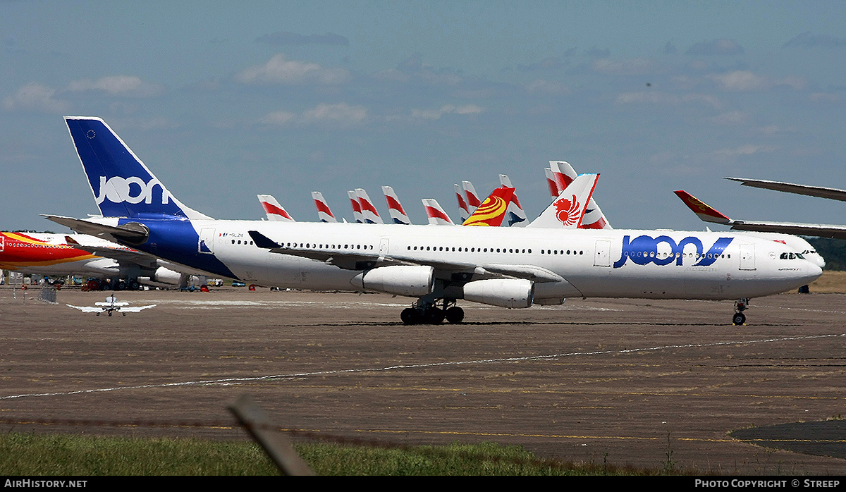 Aircraft Photo of F-GLZN | Airbus A340-313 | Joon | AirHistory.net #265527