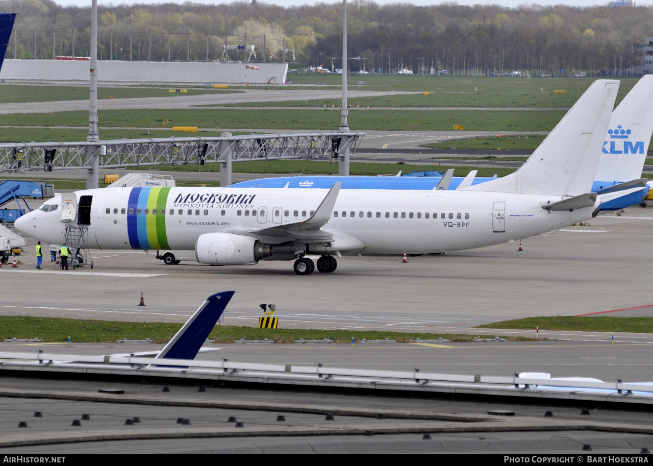 Aircraft Photo of VQ-BPF | Boeing 737-8K2 | Moskovia Airlines | AirHistory.net #265544