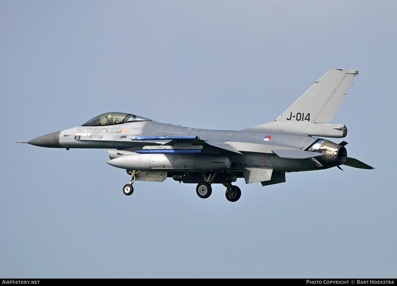Aircraft Photo of J-014 | General Dynamics F-16AM Fighting Falcon | Netherlands - Air Force | AirHistory.net #265584