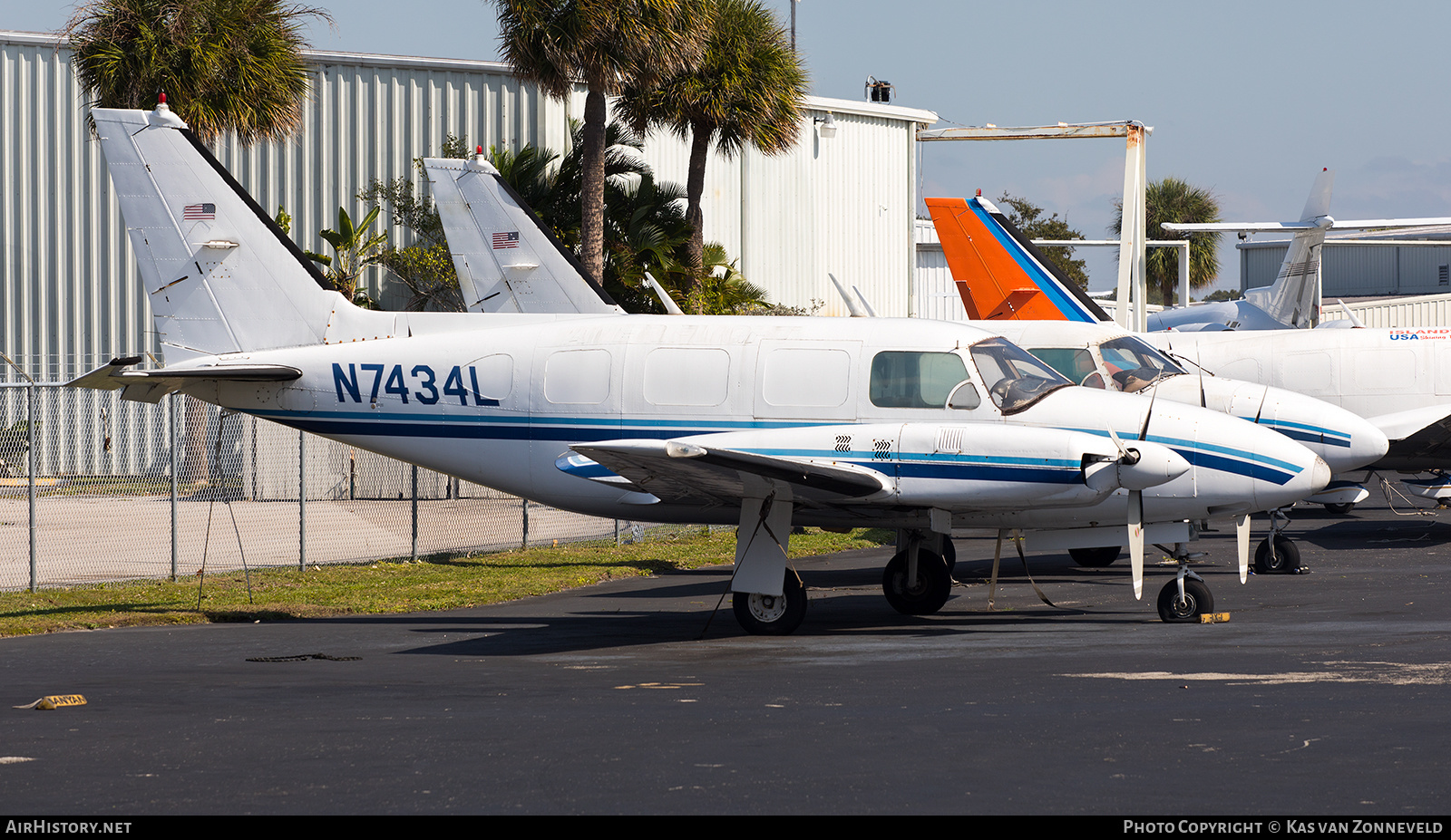 Aircraft Photo of N7434L | Piper PA-31-310 Navajo B | AirHistory.net #265608