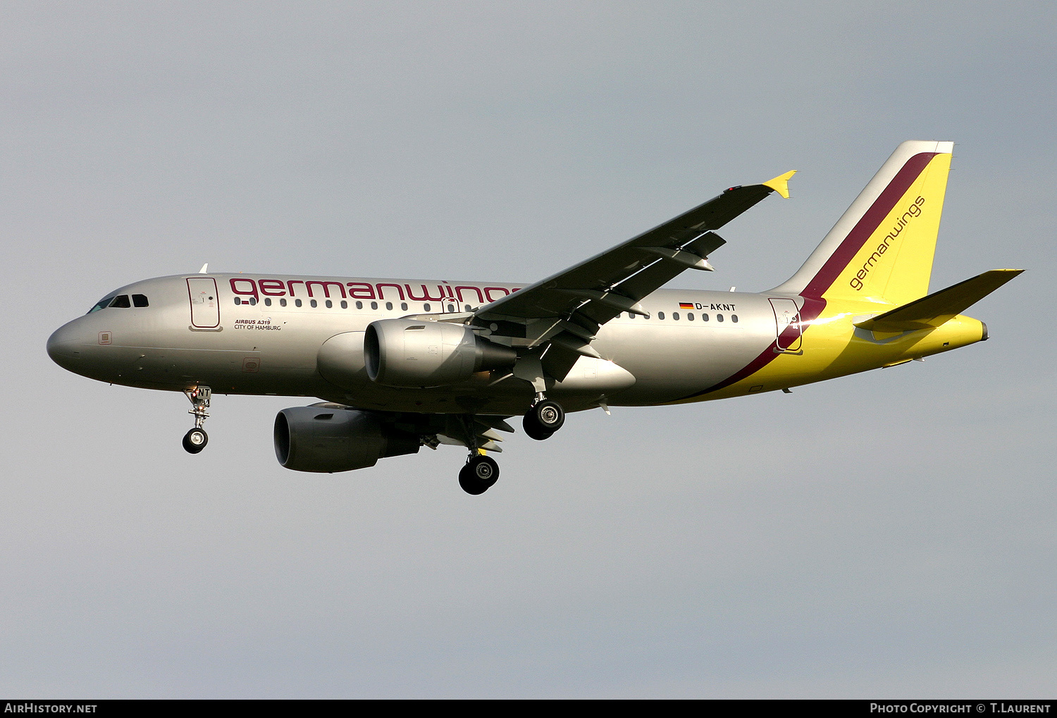 Aircraft Photo of D-AKNT | Airbus A319-112 | Germanwings | AirHistory.net #265617