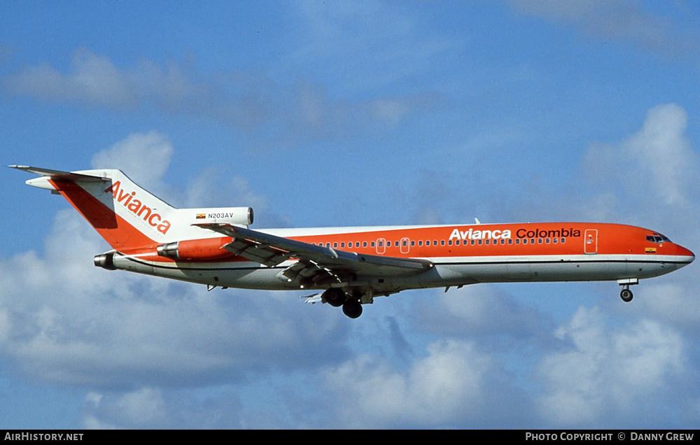 Aircraft Photo of N203AV | Boeing 727-259/Adv | Avianca | AirHistory.net #265632
