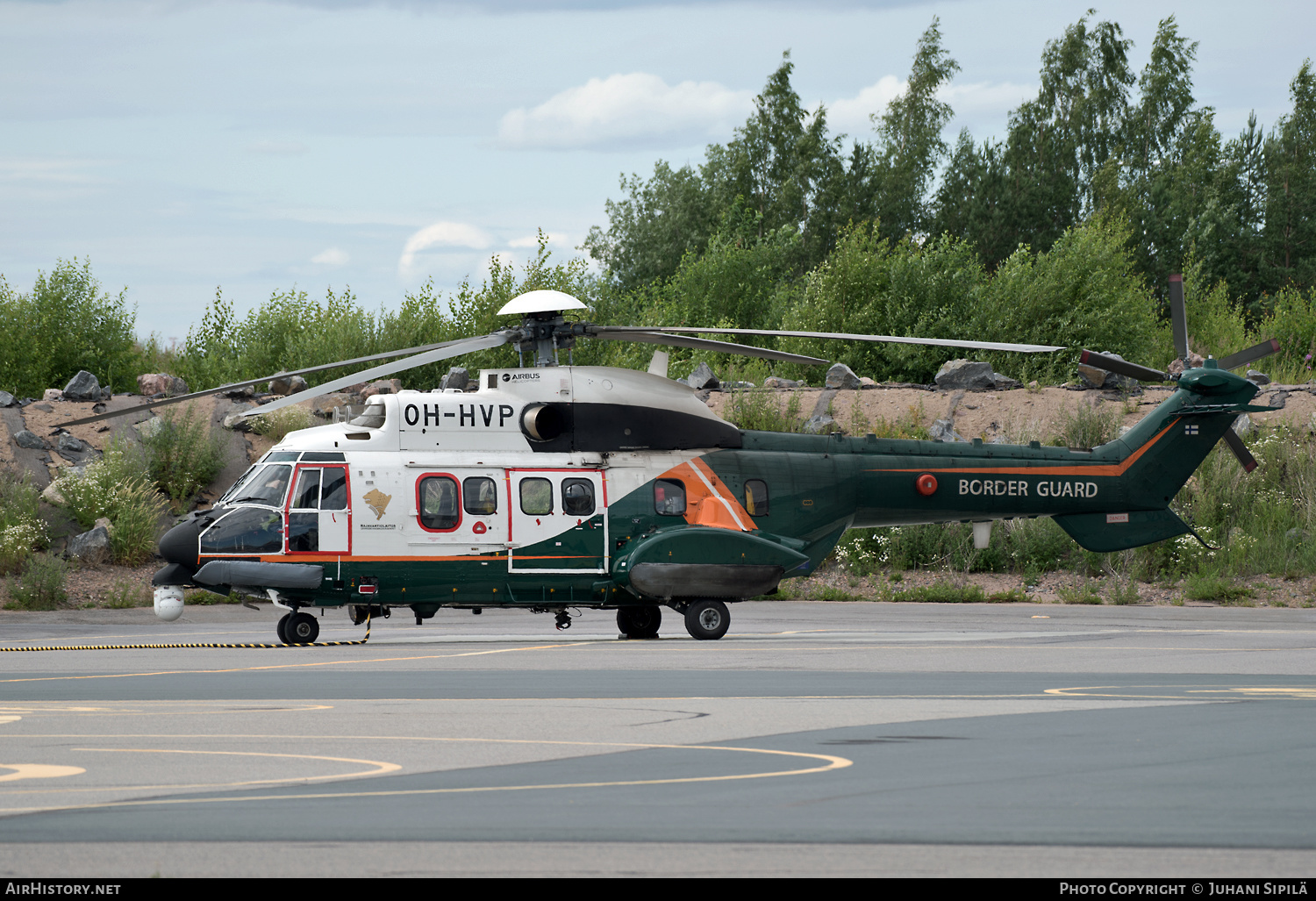 Aircraft Photo of OH-HVP | Aerospatiale AS-332L1e Super Puma | Rajavartiolaitos - Finnish Border Guard | AirHistory.net #265637