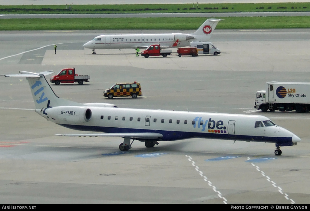 Aircraft Photo of G-EMBY | Embraer ERJ-145EU (EMB-145EU) | Flybe | AirHistory.net #265665