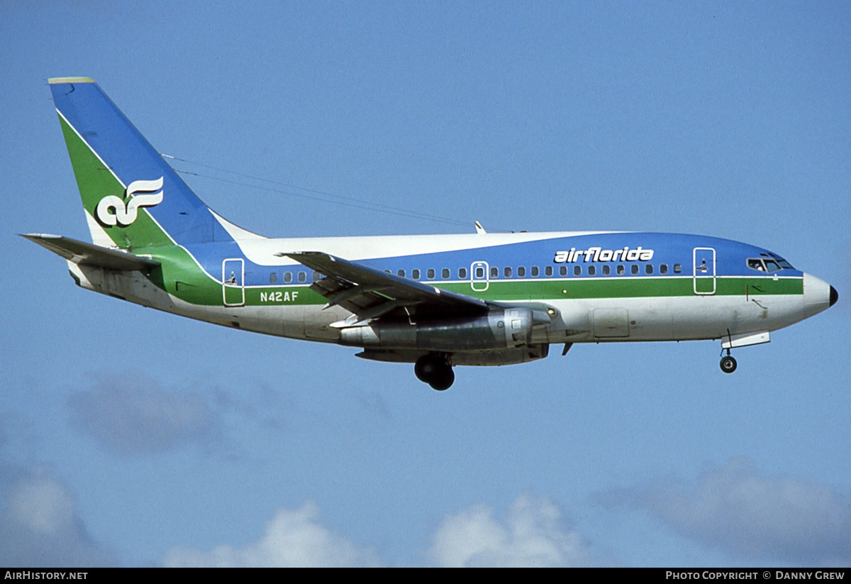 Aircraft Photo of N42AF | Boeing 737-112 | Air Florida | AirHistory.net #265681