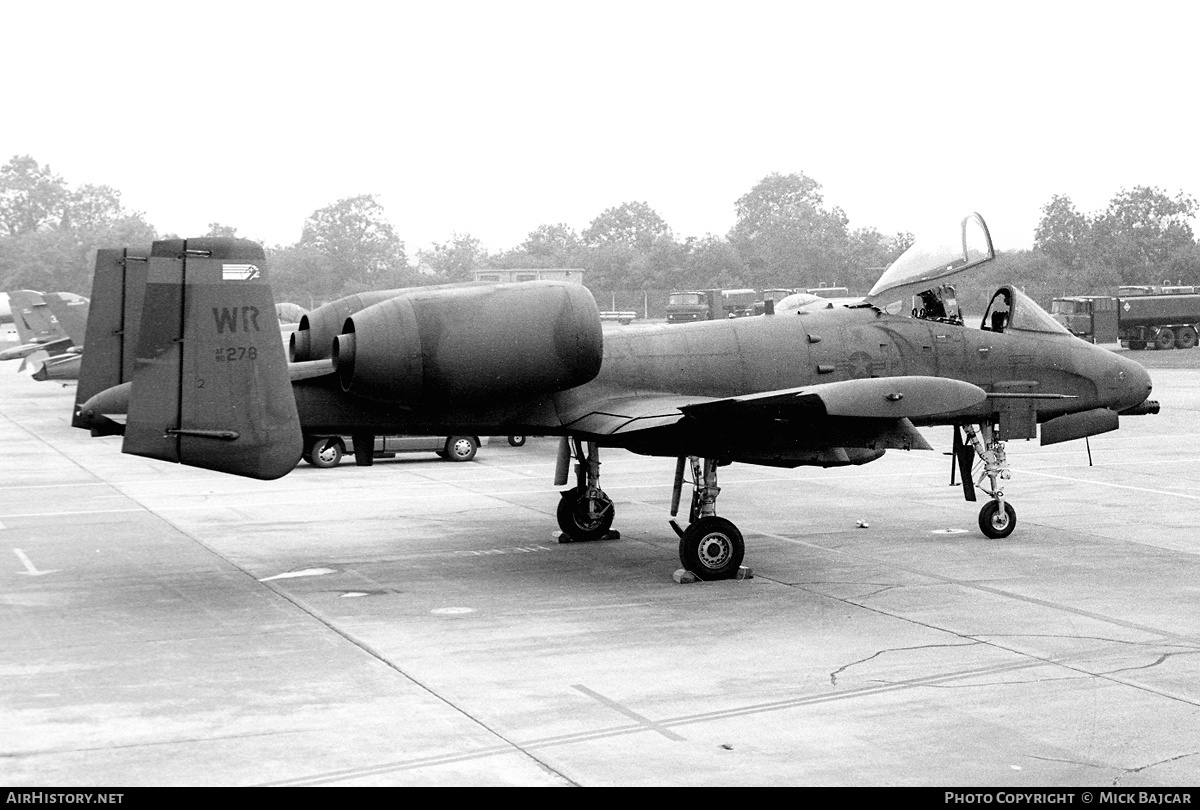 Aircraft Photo of 80-0278 / AF80-278 | Fairchild OA-10A Thunderbolt II | USA - Air Force | AirHistory.net #265684