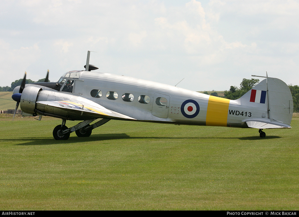Aircraft Photo of G-VROE / WD413 | Avro 652A Anson T21 | UK - Air Force | AirHistory.net #265725