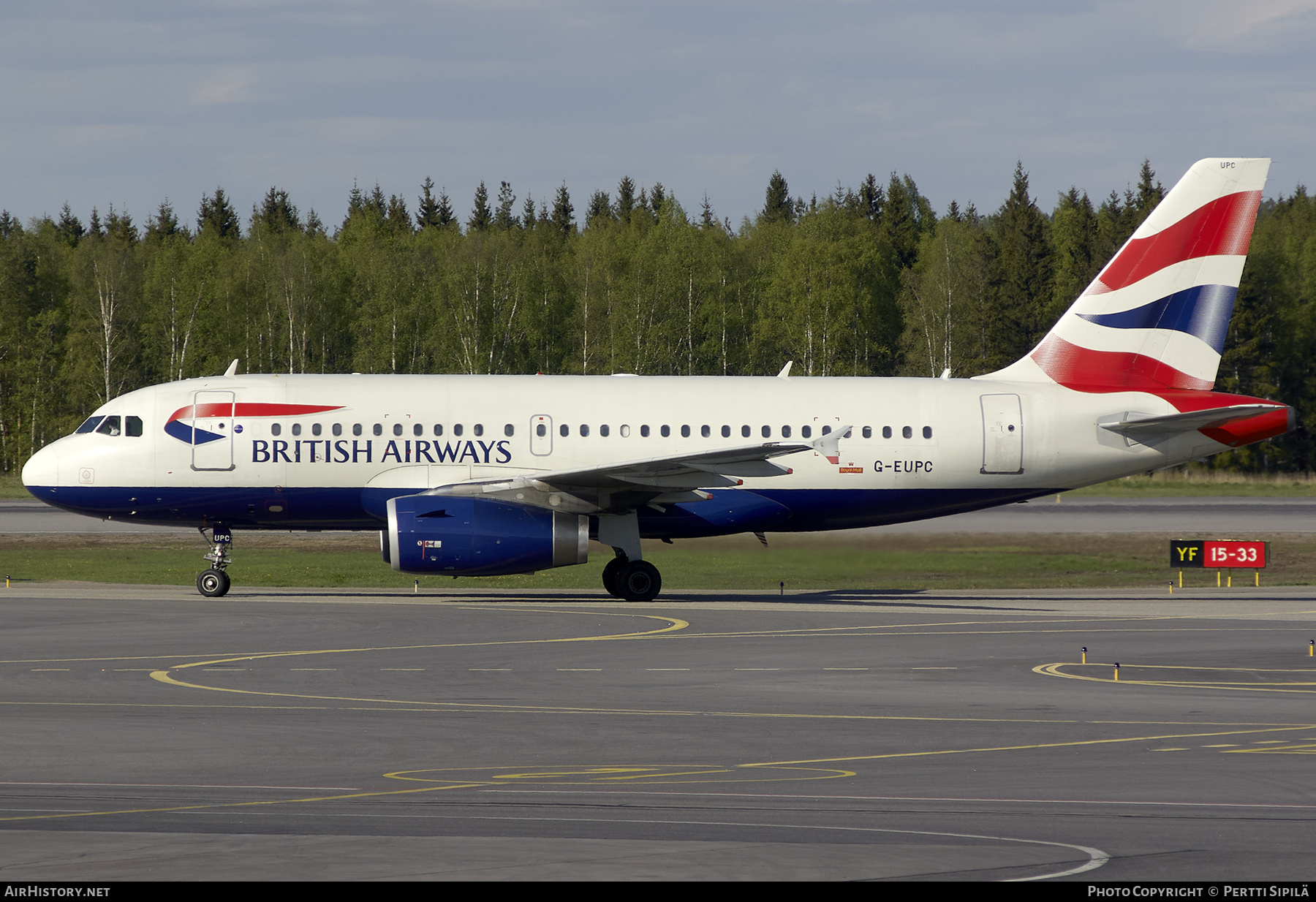Aircraft Photo of G-EUPC | Airbus A319-131 | British Airways | AirHistory.net #265744