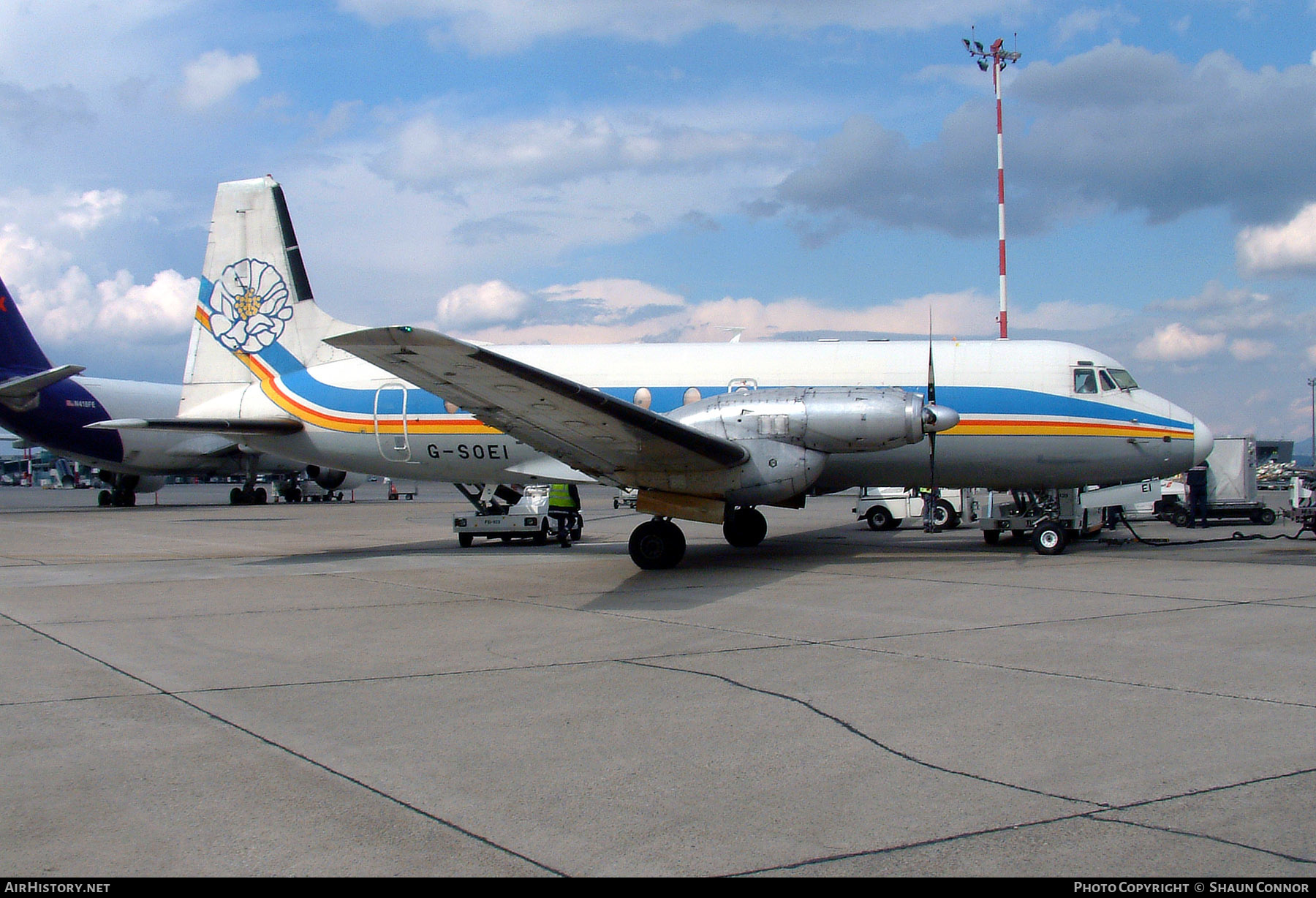 Aircraft Photo of G-SOEI | Hawker Siddeley HS-748 Srs2A/242 | Emerald Airways | AirHistory.net #265758