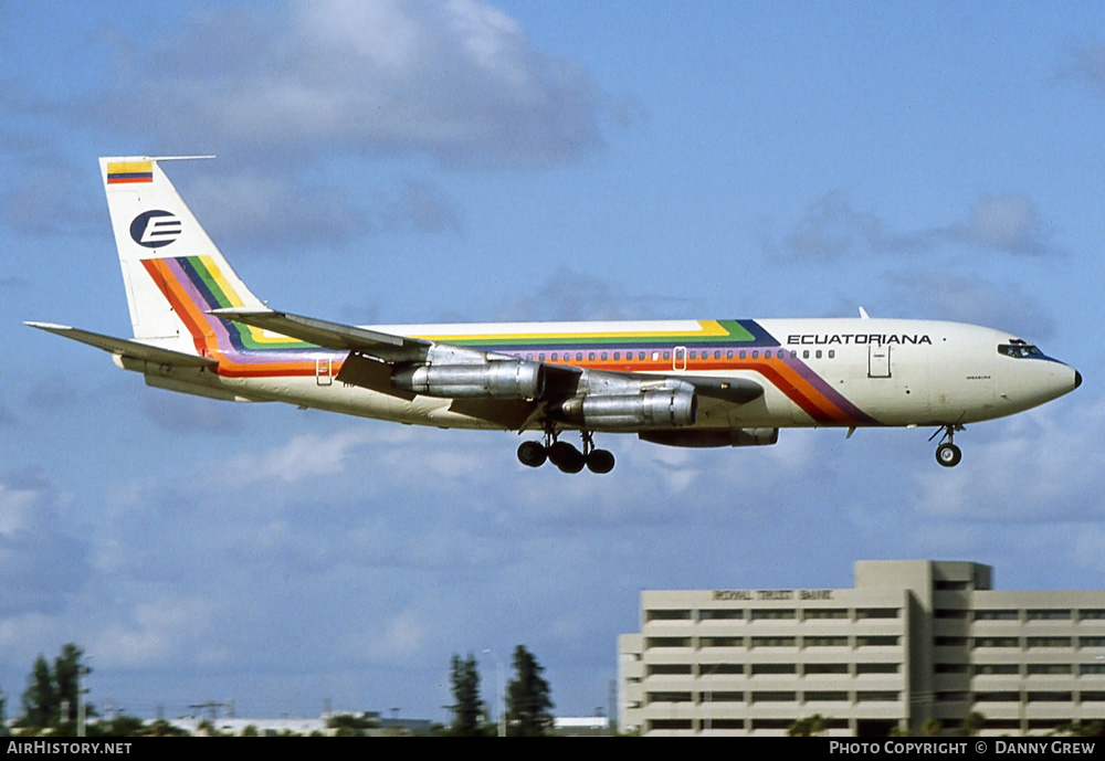 Aircraft Photo of HC-AZQ | Boeing 720-023B | Ecuatoriana | AirHistory.net #265769